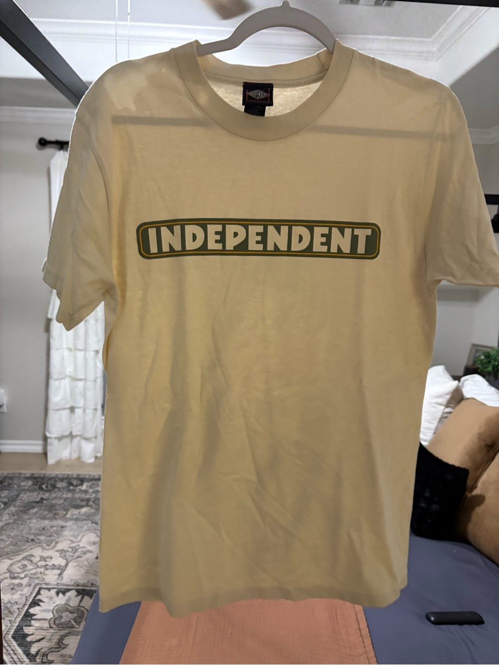 Logo Short-Sleeve Tee in Cream